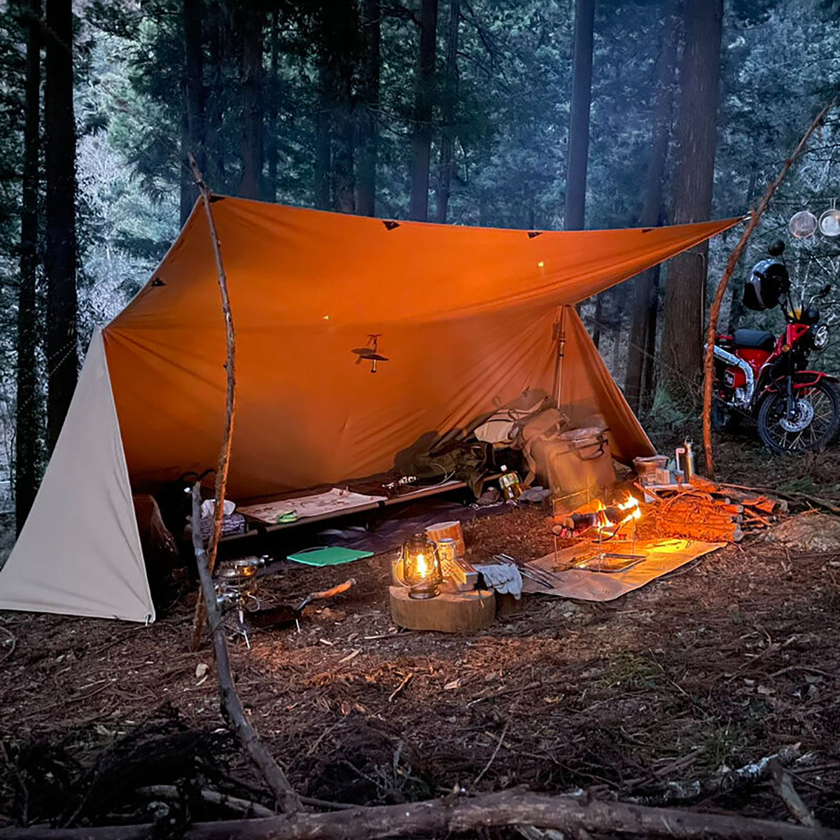 moose Light Weight tarp & Tent KAKUREGA – hinataストア